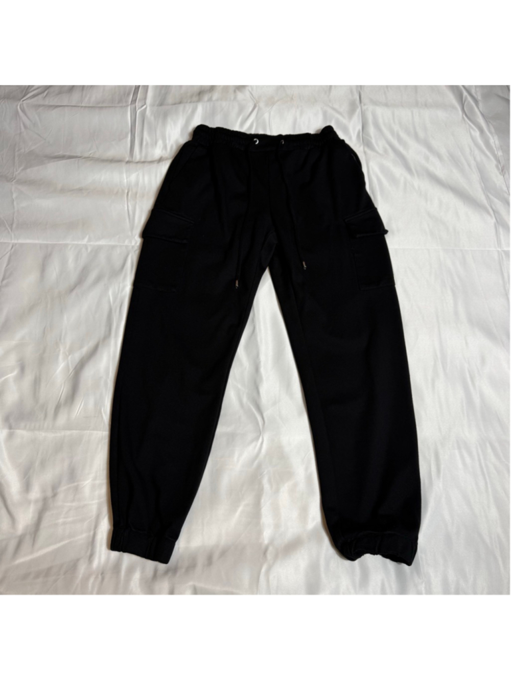 Women's AMISU Black Cargo Joggers Size S